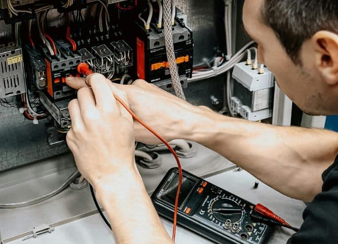 Adept Electrical at work